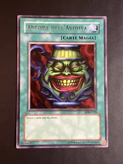 Yu-Gi-Oh! Rara Ita Anfora Dell Avidita Carta Magia Per Deck Goat Sdm-i129 +2 - Image 1