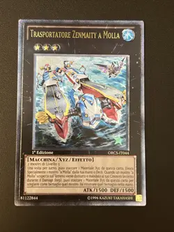 Yu Gi Oh Ita 1St Ed Rare Ultimate Orcs-It044 Zenmaity Transporter A Spring Nm - Image 1