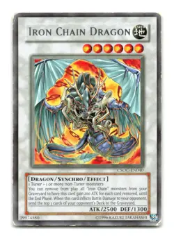 Iron Chain Dragon - CSOC-EN040 Rare - YuGiOh-HP - Image 1