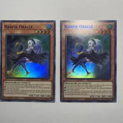 Yugioh 3X Harpie Oracle LDS2-EN077 Ultra - 1st - 1 PURPLE, 1 Gold, 1 Blue - LP - Image 2