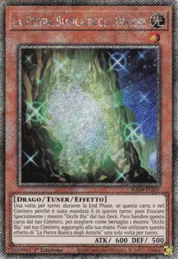yu gi oh ita 1ed rara segreta platino ra04-it267 La Pietra Bianca degli Antichi - Image 1