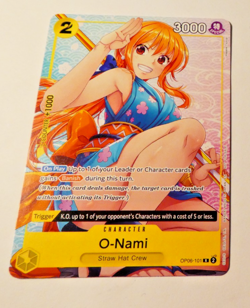 One Piece English Card Game Carte O-Nami OP06-101 Mint - Image 1