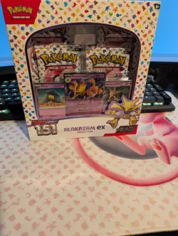 Pokemon TCG Scarlet and Violet - 151 Alakazam ex Collection Box - Image 1