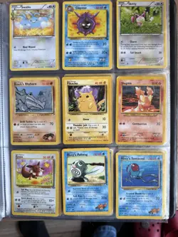 Vintage Pokemon Card Binder Collection Lot Of 90 Charizard Rayquaza Eeveelution - Image 5