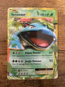 Pokemon TCG Venusaur EX 1/108 Holo Ultra Rare Card XY Evolutions 2016 - Image 1