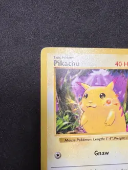 Pikachu 58/102 Red Cheeks - Pokemon Base Set Shadowless - Vintage WOTC HP - Image 2