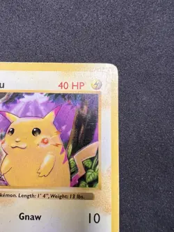 Pikachu 58/102 Red Cheeks - Pokemon Base Set Shadowless - Vintage WOTC HP - Image 3