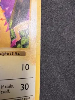 Pikachu 58/102 Red Cheeks - Pokemon Base Set Shadowless - Vintage WOTC HP - Image 4