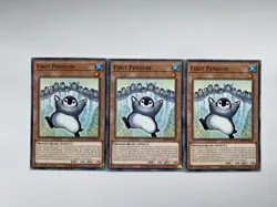 Yugioh! 3x First Penguin BPRO-EN030 Common 1st Ed NM - Image 1