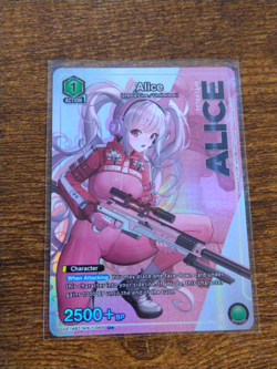 Alice - 069 U* - GODDESS OF VICTORY NIKKE Union Arena English Waifu Card - Image 1