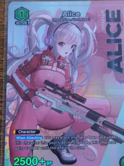 Alice - 069 U* - GODDESS OF VICTORY NIKKE Union Arena English Waifu Card - Image 2