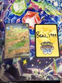 Pokemon Paradox Rift Iron Hands EX SIR Card #248/182 NM Full Art Holo TCG - Image 1