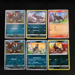 Pokemon Houndour & Houndoom x17 Card Lot Bundle - Image 1