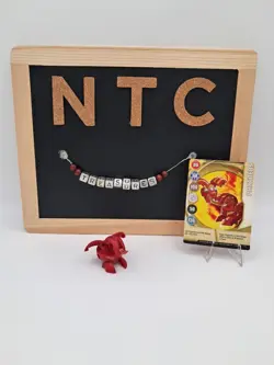 Bakugan Battle Brawlers Pyrus Dragonoid B1 Classic Rare W/ Card - Image 1