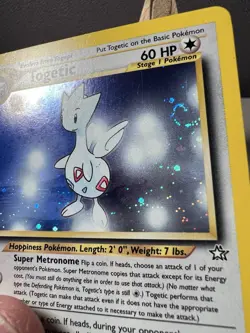 Pokemon TCG Neo Genesis Togetic 16/111 Unlimited Holo Rare Card - Image 5