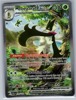 Meowscarada ex - 256/193 SIR SV02: Paldea Evolved - Pokemon Card - NM - Image 1