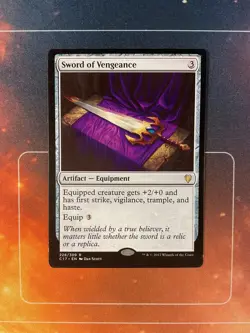 Sword of Vengeance - Commander 2017 - Magic the Gathering - MTG - Image 1