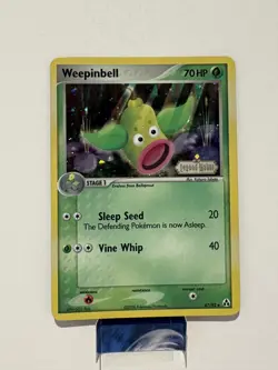 Weepinbell Reverse Holo 47/92 Ex Legend Maker Pokemon Card NM - Image 1