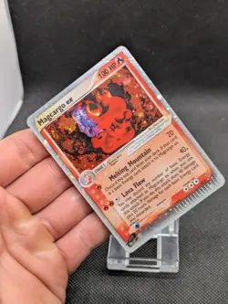 Pokemon Card Magcargo EX 95/97 EX Dragon Set Holo Rare Played - Image 2