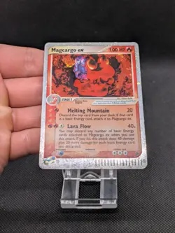 Pokemon Card Magcargo EX 95/97 EX Dragon Set Holo Rare Played - Image 3