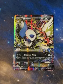 M Absol EX XY63 XY Black Star Promo Holo Rare Pokemon TCG Light Played - Image 1