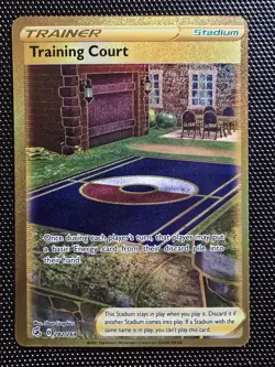 Pokemon TCG Training Court Gold 282/264 Fusion Strike Holo Secret Rare - Image 1