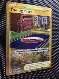 Pokemon TCG Training Court Gold 282/264 Fusion Strike Holo Secret Rare - Image 3
