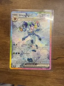 Glaceon ex 150/131 SIR Pokemon Prismatic Evolutions Pack Fresh NM/M - Image 1