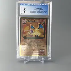 2021 POKEMON CELEBRATIONS METAL #4 CHARIZARD CGC 9 - Image 1