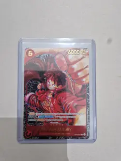 One Piece CCG Monkey D Luffy ST01-012 SR - English - Pack straight to top loader - Image 1