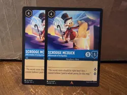 X2 Disney Lorcana Shimmering Skies Scrooge McDuck Aficionado of Antiquities - Image 1