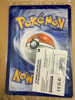 Pokemon TCG 1x Pikachu At The Museum Jumbo Promo Card Natural History Museum - Image 4