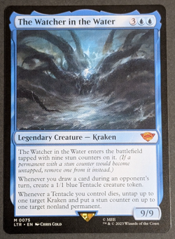 MTG Card - 1x The Watcher in the water - Lord of the Rings - NM - Magic - #075 - Image 1