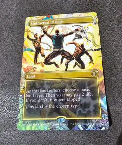 Multiversal Passage 206 Borderless MTG Card - Marvel's Spider-Man Magic NM - Image 1