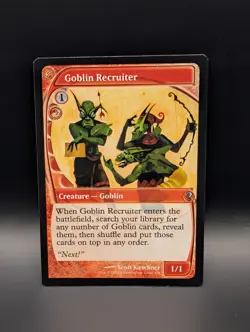 MTG - Goblin Recruiter - FUTURE SIGHT - Creature Goblin - MB2 #193 - UC - Image 1