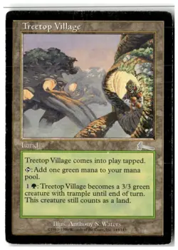MTG Treetop Village - Urza's Legacy Heavily Played English - Image 1