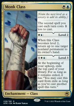 MTG Monk Class (228) Adventures in the Forgotten Realms LP - Image 1