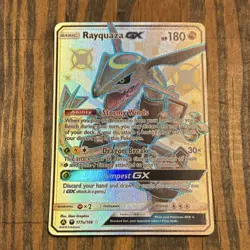 Pokemon Rayquaza GX 177A/168 Alternate Art Full Art Promo Holo Card - Image 1