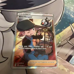 Bird Keeper Full Art Trainer Shining Fates Holo 066/072 Pokemon TCG 2021 MP - Image 3