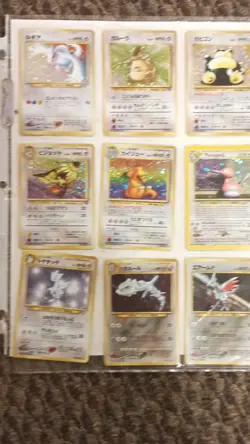 Pokemon Espeon Unown Japanese Holo Regular Card Lot - Trading Card Game - Image 1