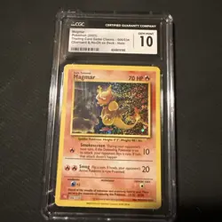 Magmar 2023 Pokemon #006/034 English CGC 10 Charizard & Ho-Oh Ex Deck Holo - Image 1