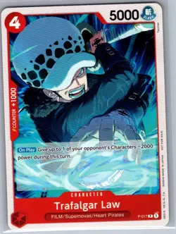 Trafalgar Law (Tournament Pack Vol. 7) P-017 English - One Piece Card - NM - Image 1