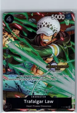 Trafalgar Law (CS 2024 Event Pack) P-038 English - One Piece Card - NM - Image 1