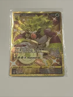 Pokemon TCG Rillaboom Darkness Ablaze Holo Card 197/189 Secret Rare - Image 1