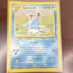 Azumarill Holo Rare 2/111 Neo Genesis 2000 WotC Vintage Pokemon Card - Image 1