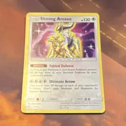 Pokemon TCG Shining Arceus Shining Legends Holo Rare Card 57/73 130HP Basic - Image 1