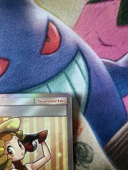 Nita Full Art Trainer - 180/181 - Team Up Sun & Moon Pokemon Card NM- - Image 3
