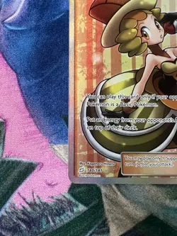 Nita Full Art Trainer - 180/181 - Team Up Sun & Moon Pokemon Card NM- - Image 4