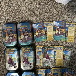 Pokemon Crown Zenith Mini Tin Set Art Cards And Stickers Included NO CARD PACKS - Image 2