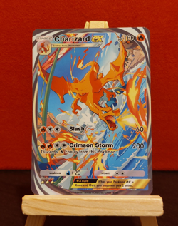 Charizard Pokemon Pocket 'CUSTOM' Card Genetic Apex Full Art Non Holo FAN Made - Image 1